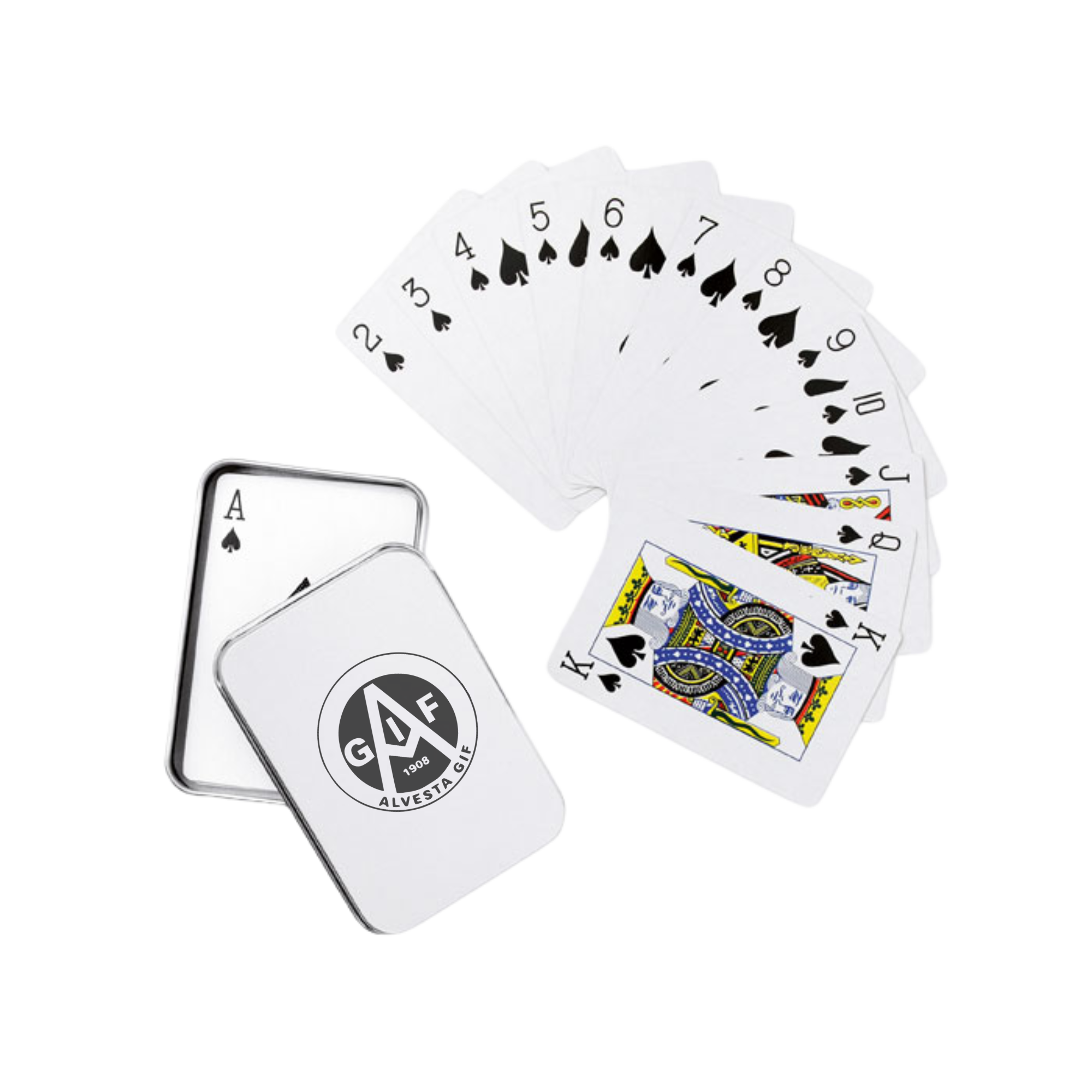 Kortlek i plåtask - Alvesta GIF