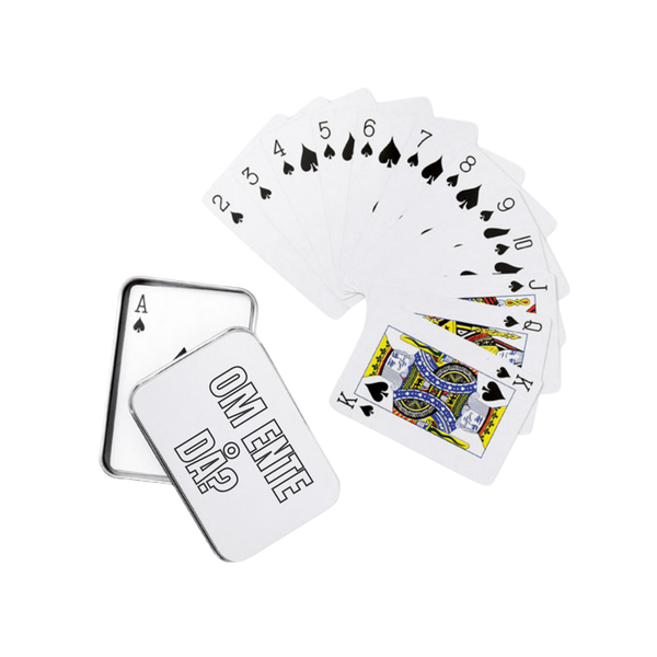 Kortlek i plåtask - Antebror