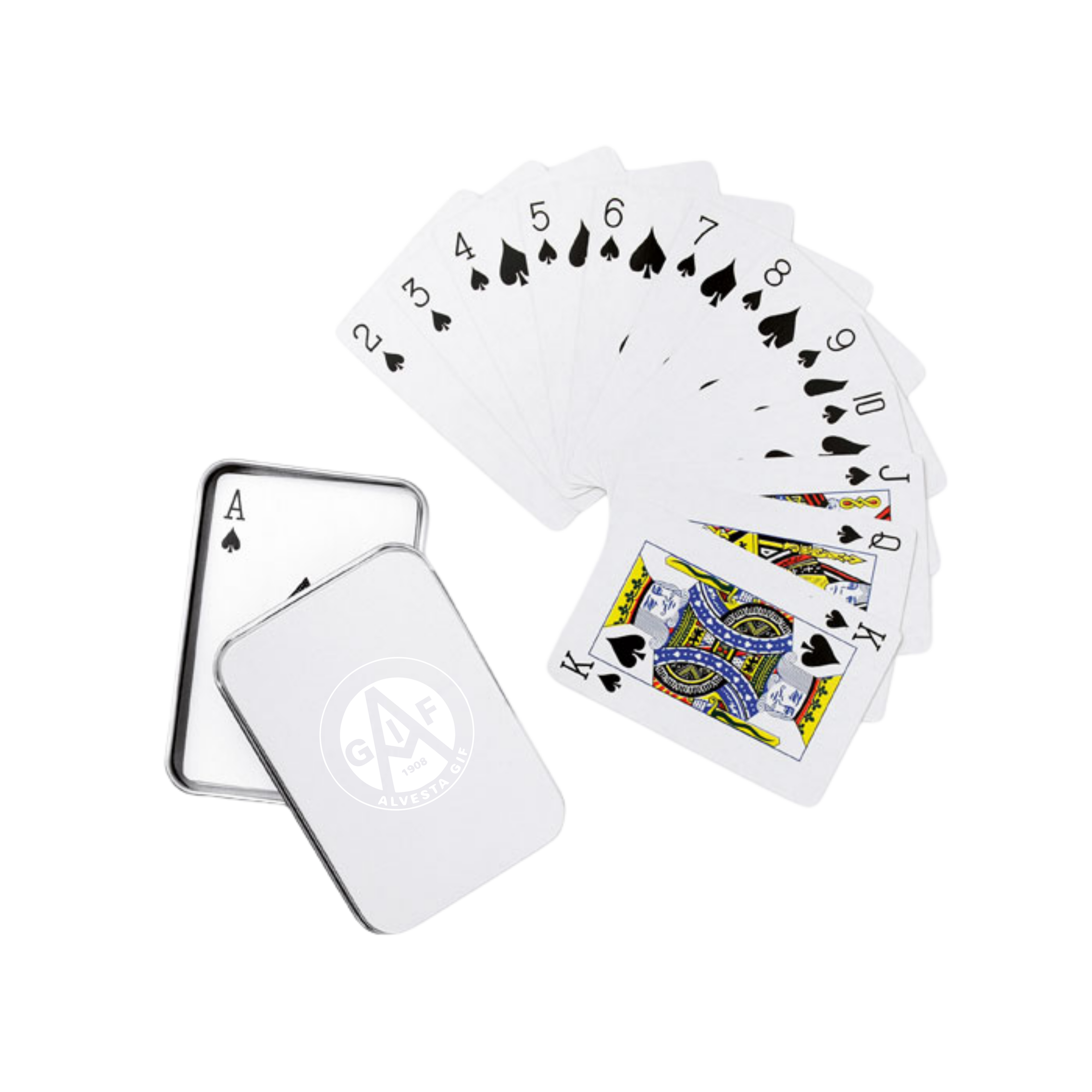 Kortlek i plåtask - Alvesta GIF