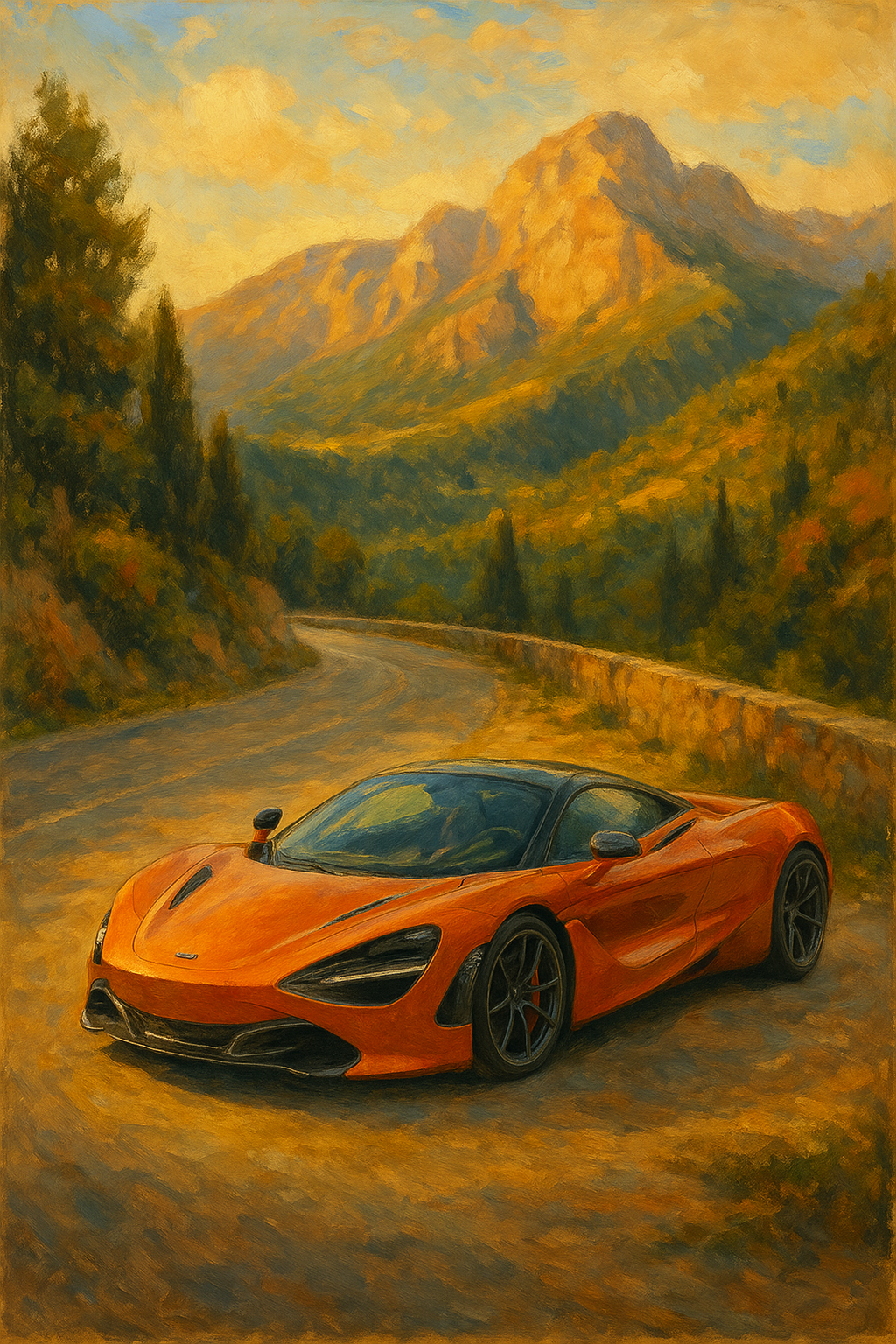 "Orange Fury" - Poster