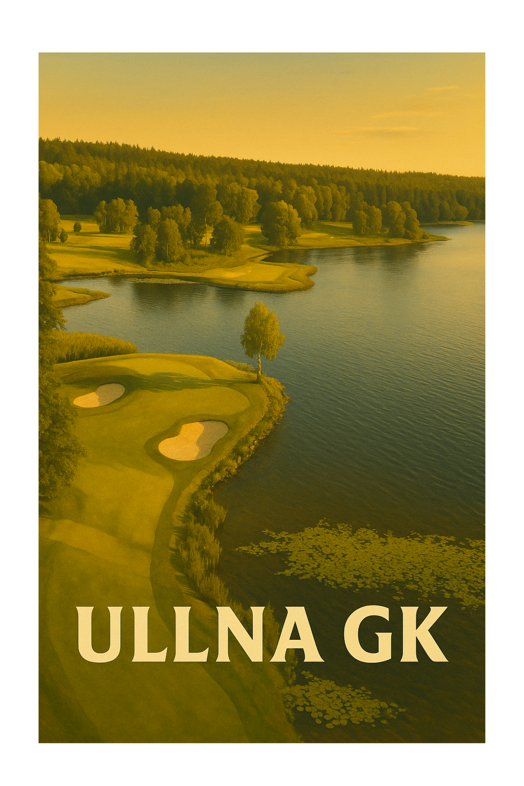 "Ullna Golfklubb" - Poster