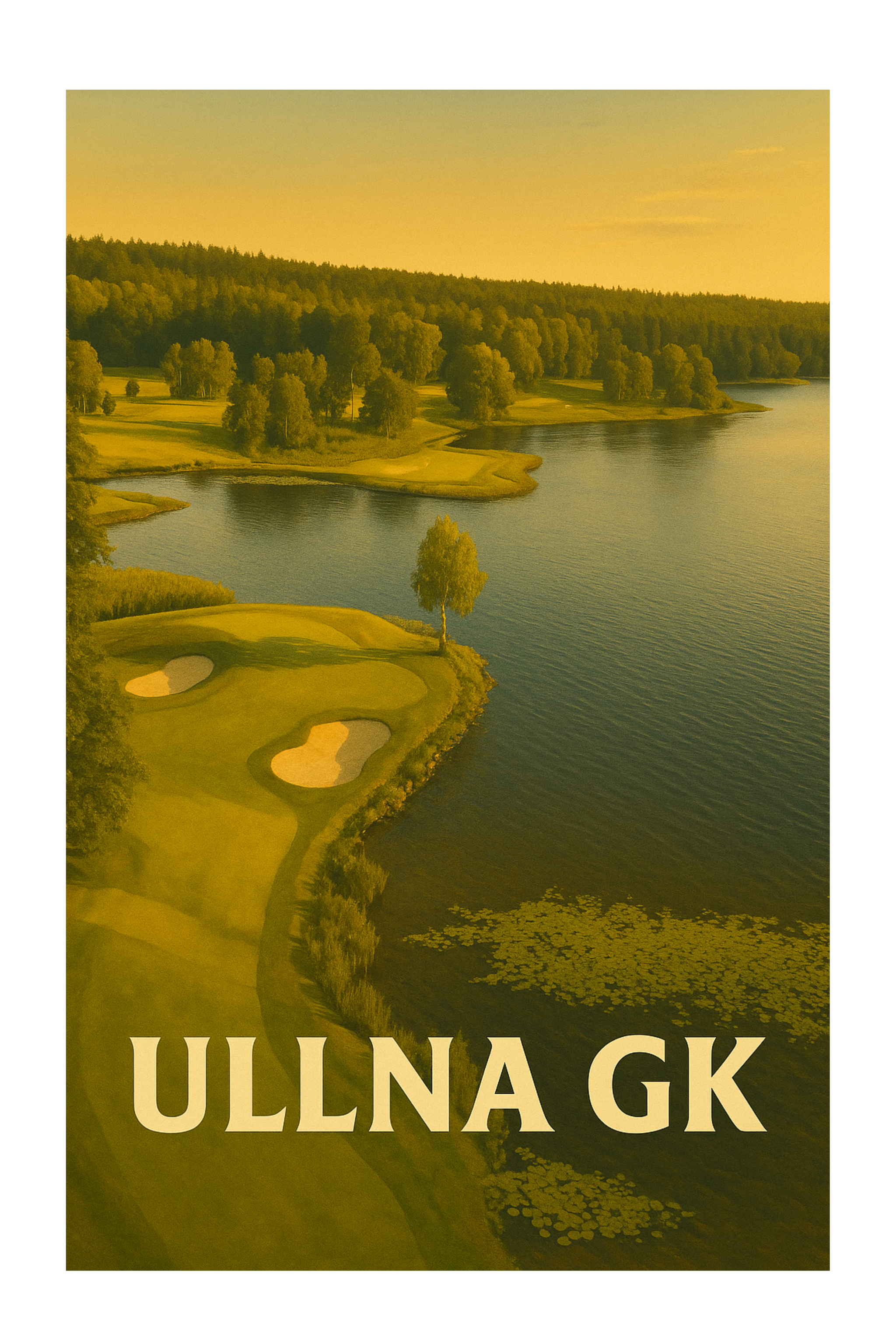 "Ullna Golfklubb" - Poster