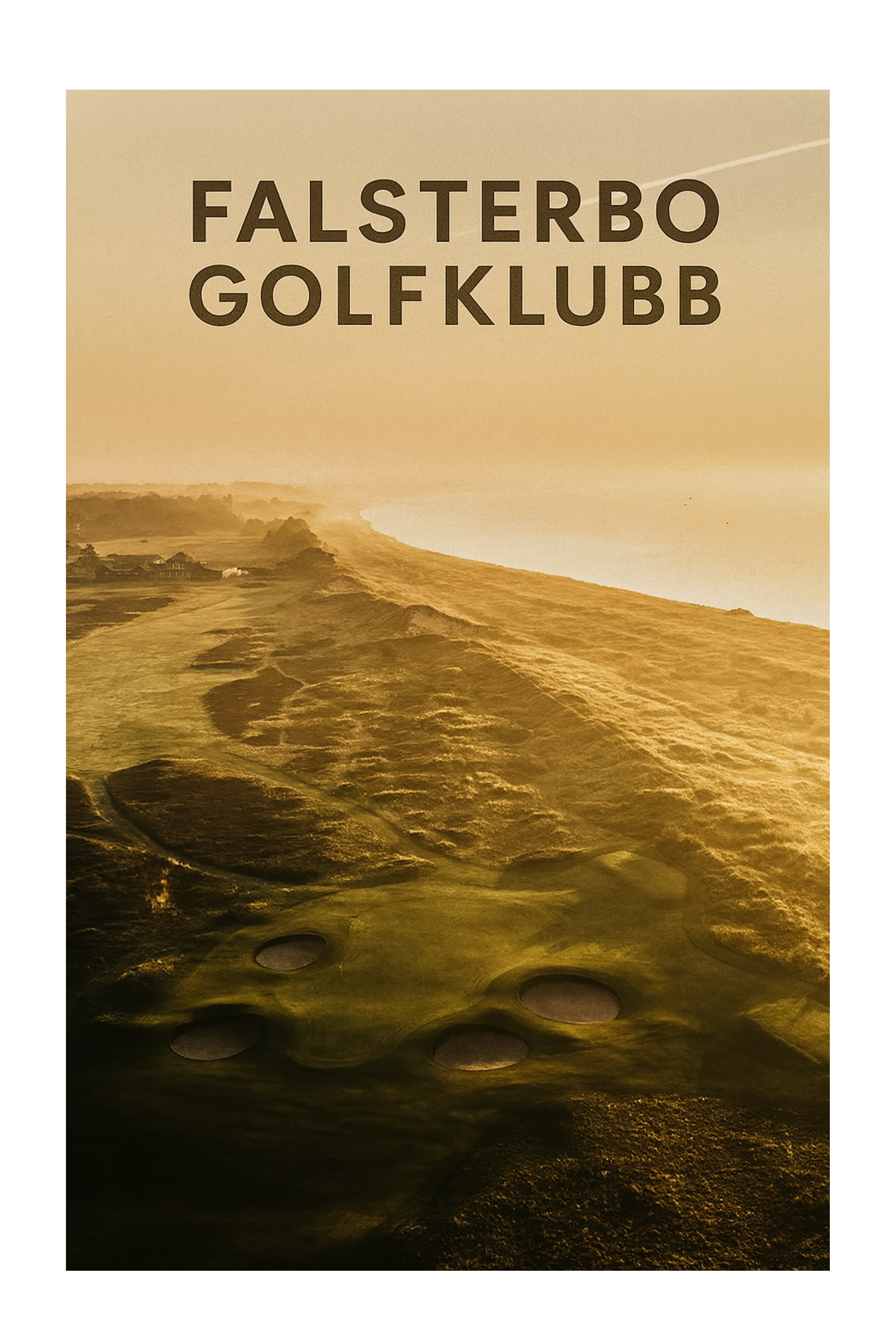 "Falsterbo Golfklubb" - Poster