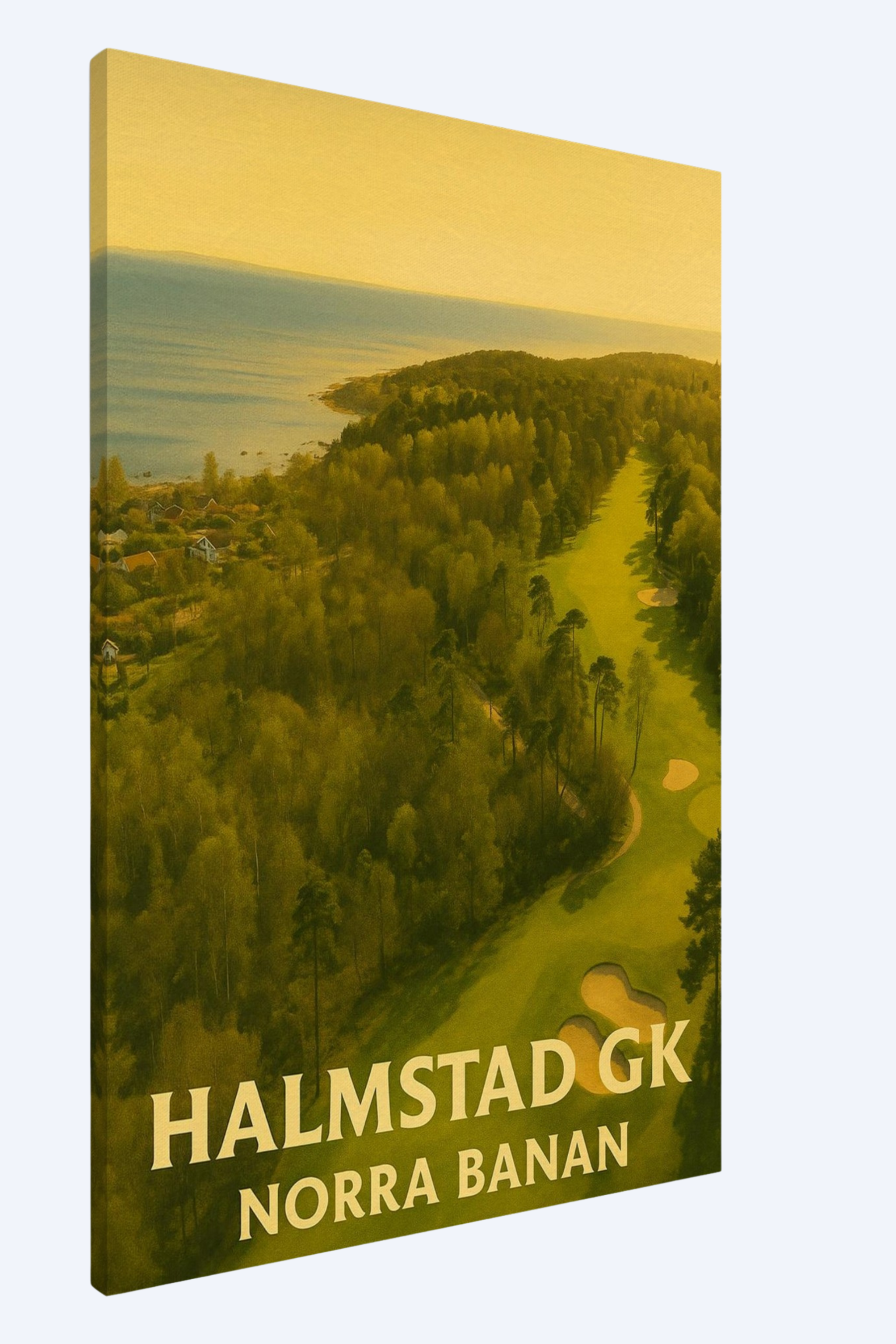 "Halmstad Golfklubb" - Canvas