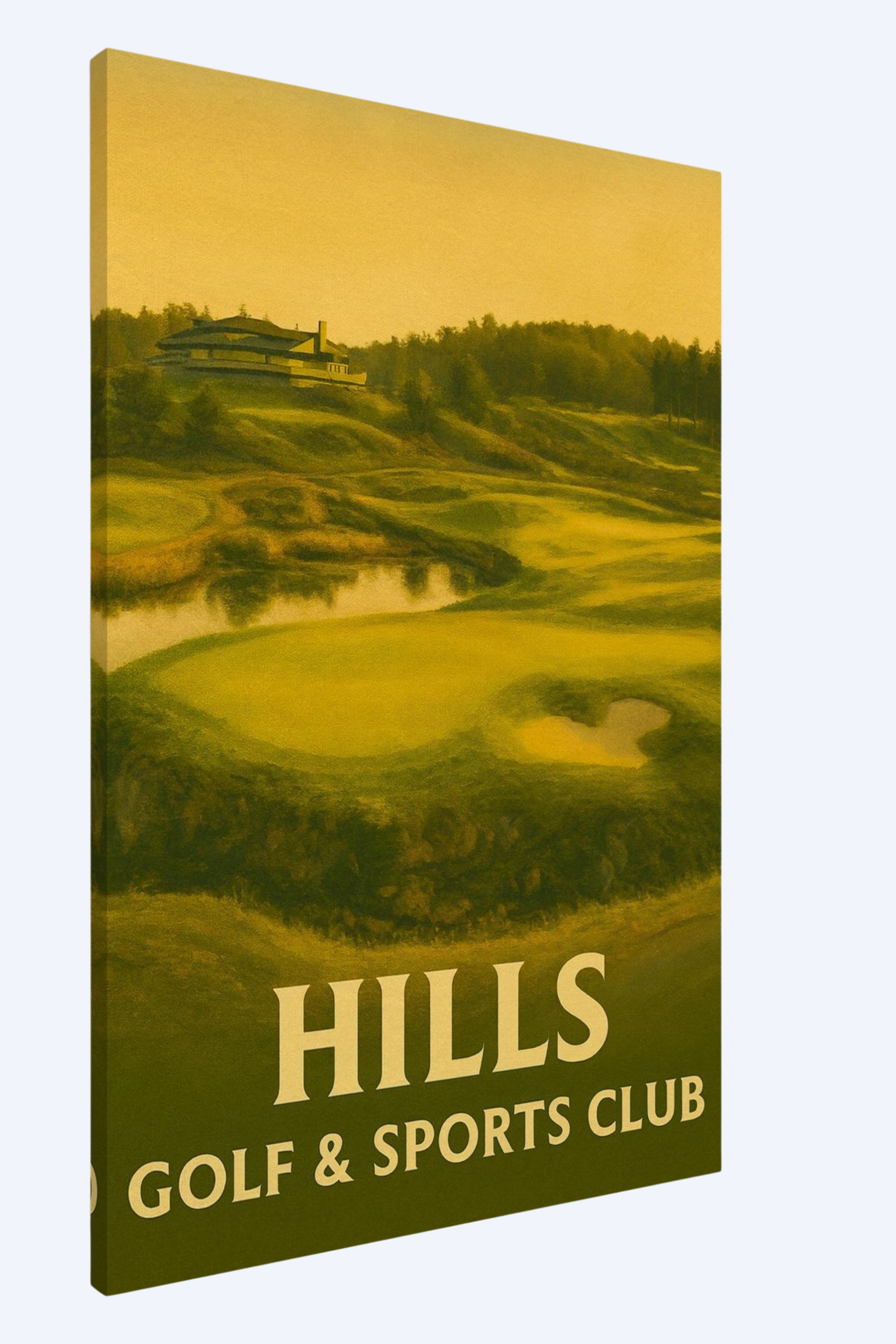 "Hills Golfklubb" - Canvas