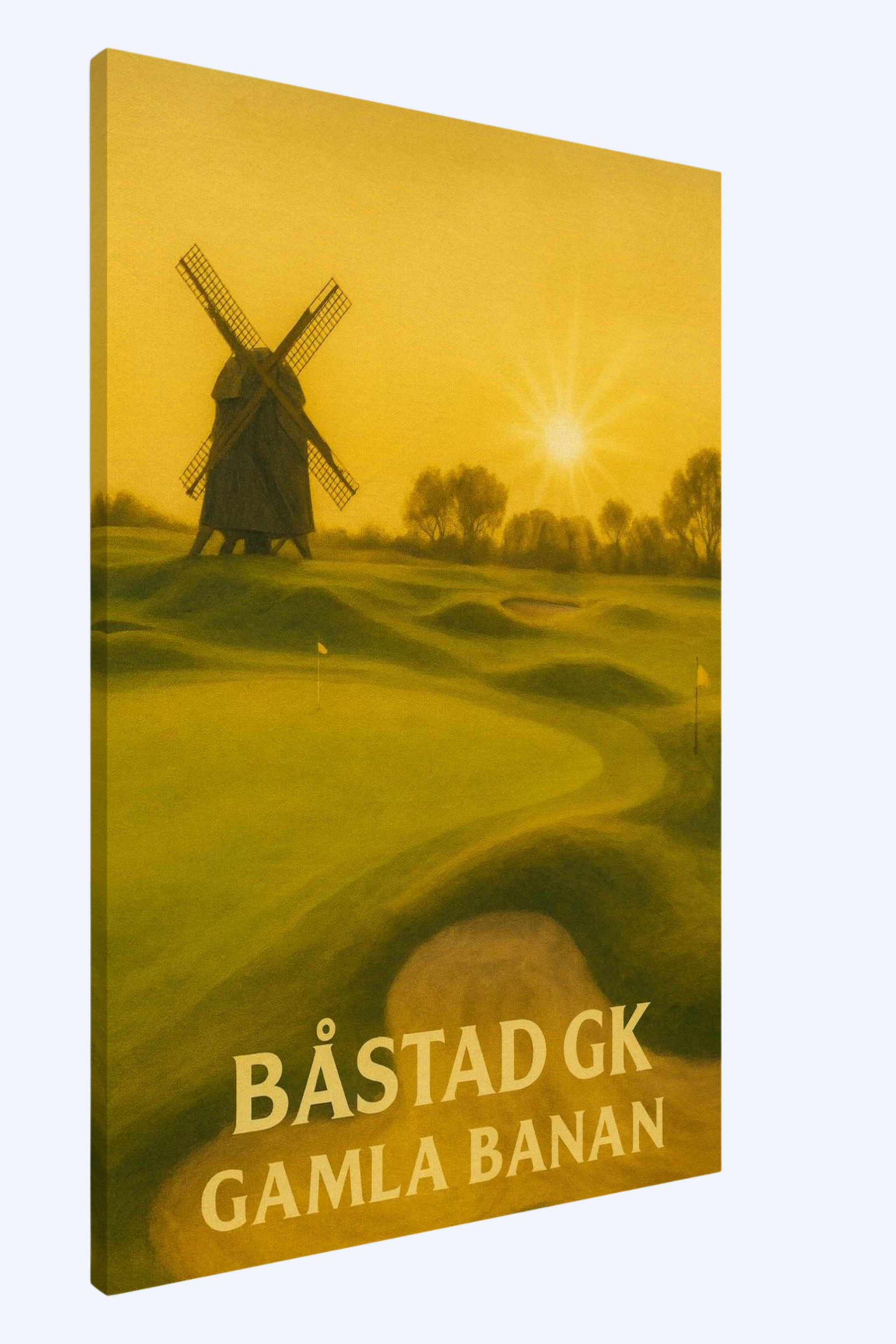 "Båstad Golfklubb" - Canvas