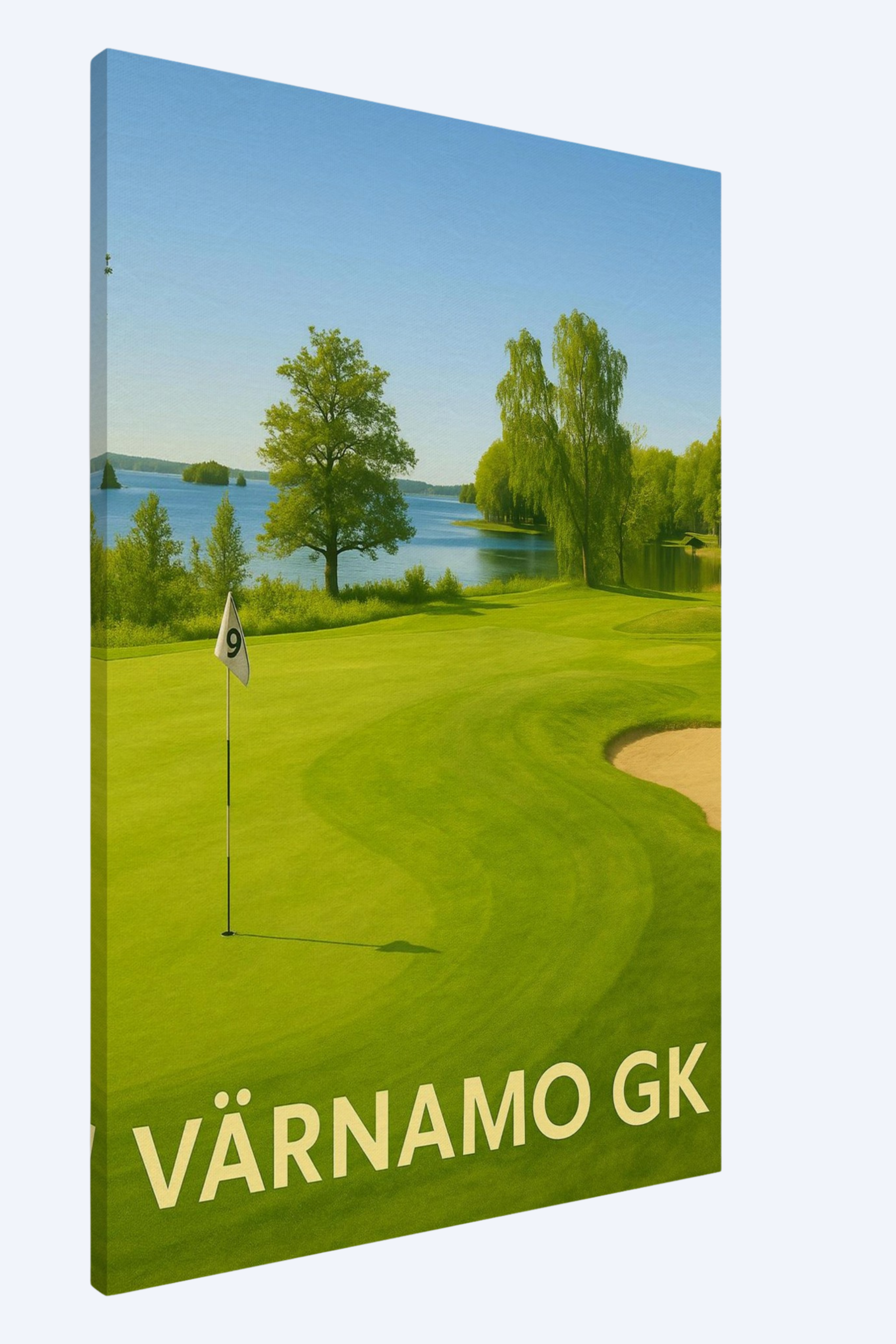 "Värnamo Golfklubb" - Canvas
