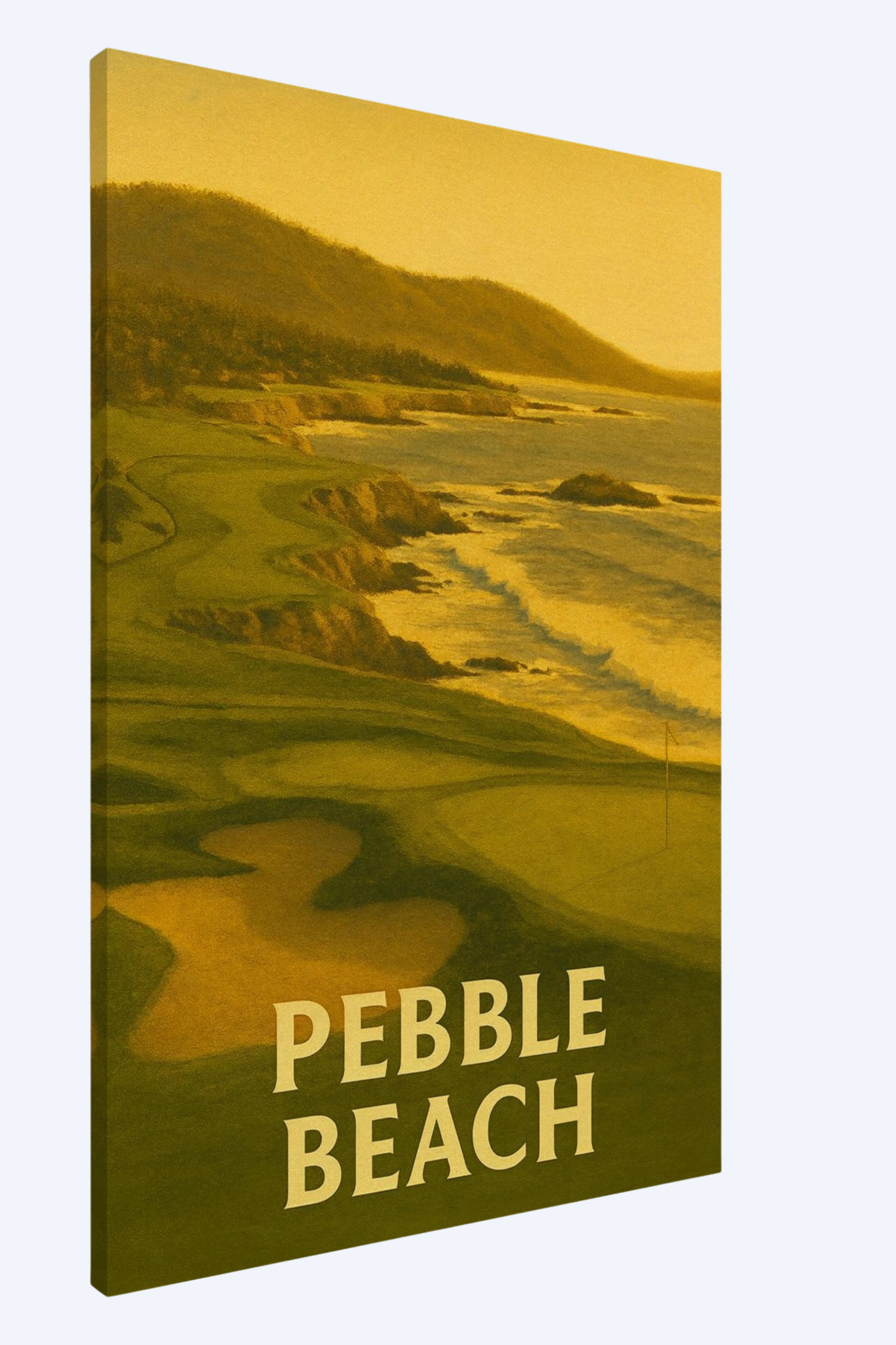 "Pebble Beach" - Canvas