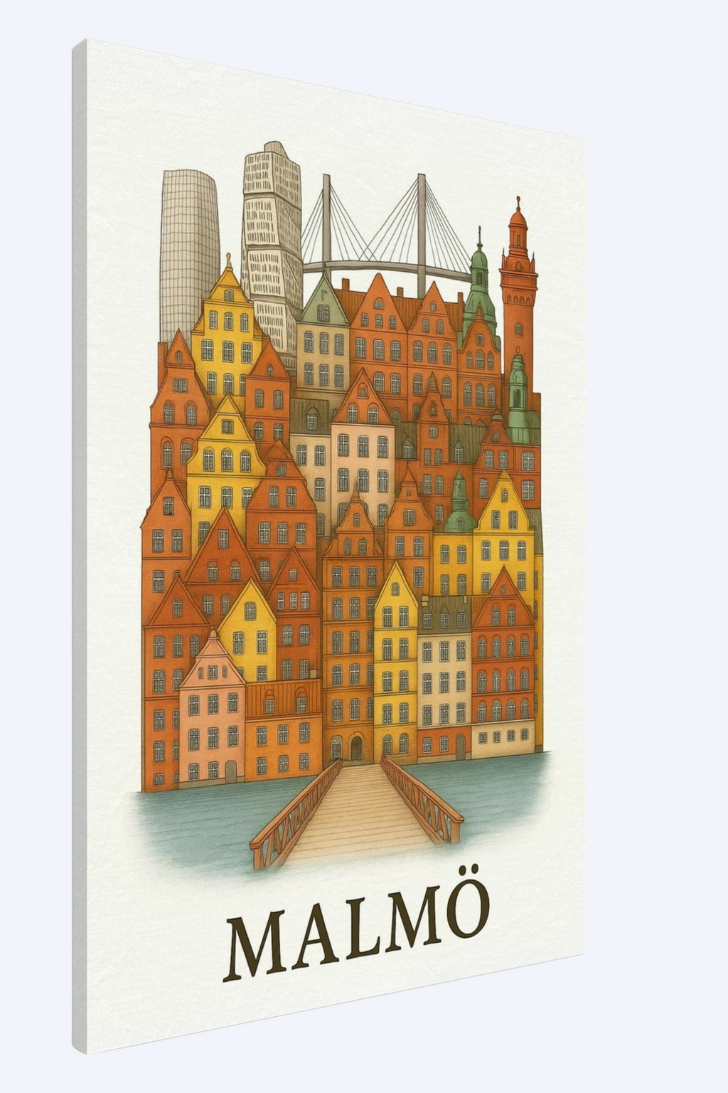 "Malmö No. 1" - Canvas