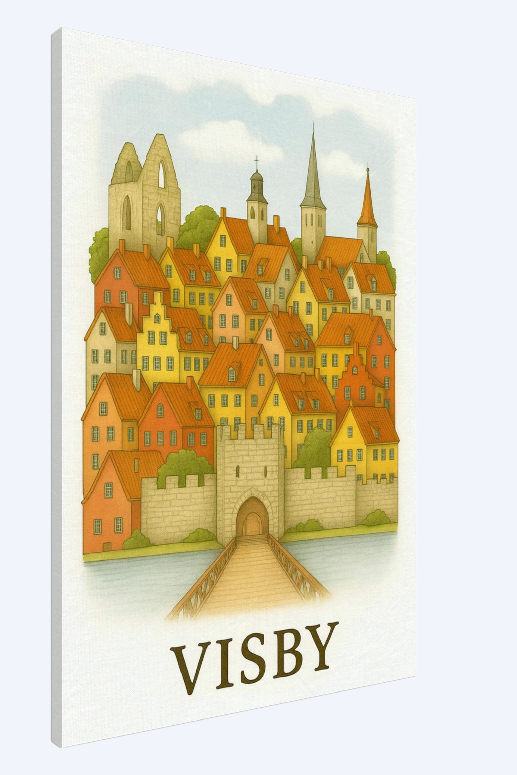 "Visby No. 1" - Canvas