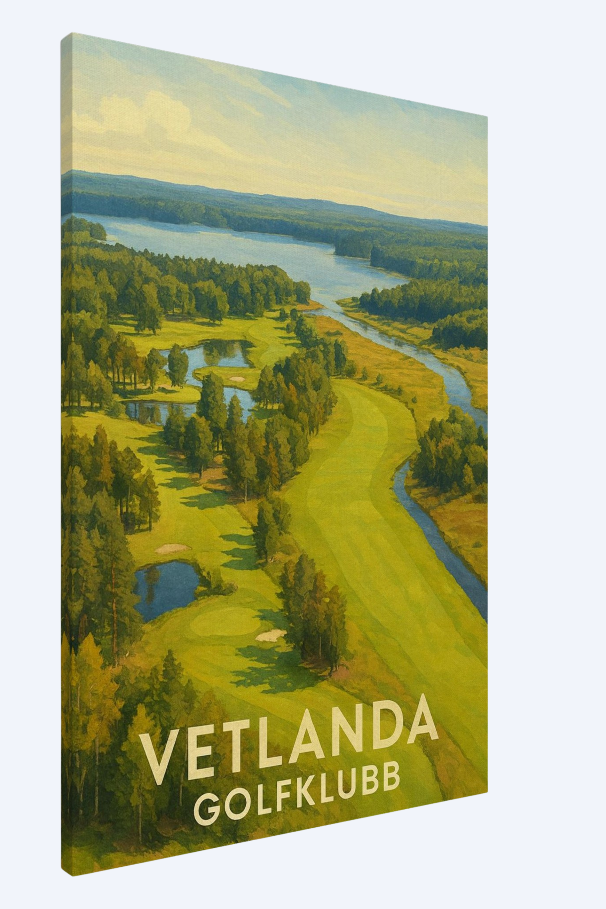 "Vetlanda Golfklubb" - Canvas