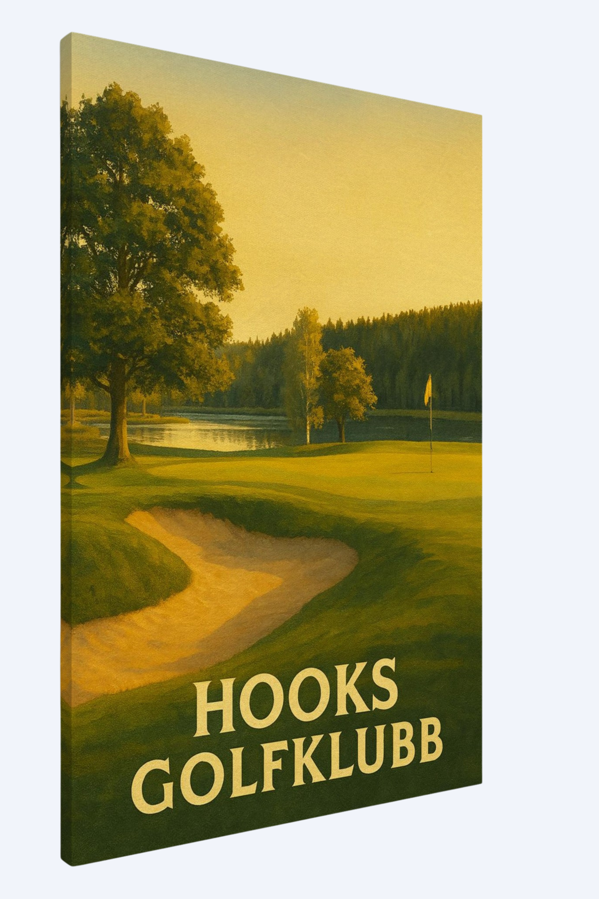 "Hooks Golfklubb" - Canvas