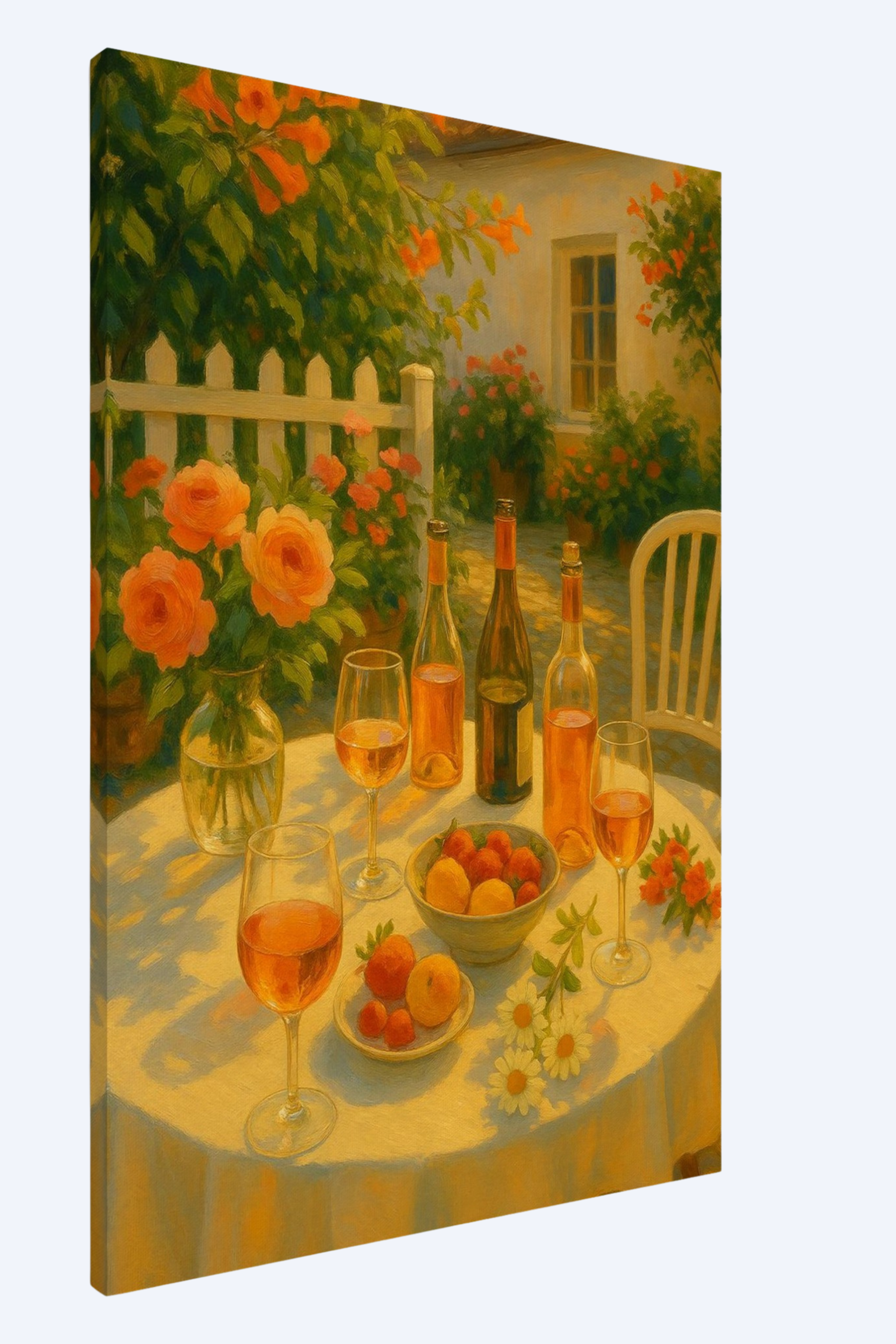 "Rosé & Rosor" - Canvas