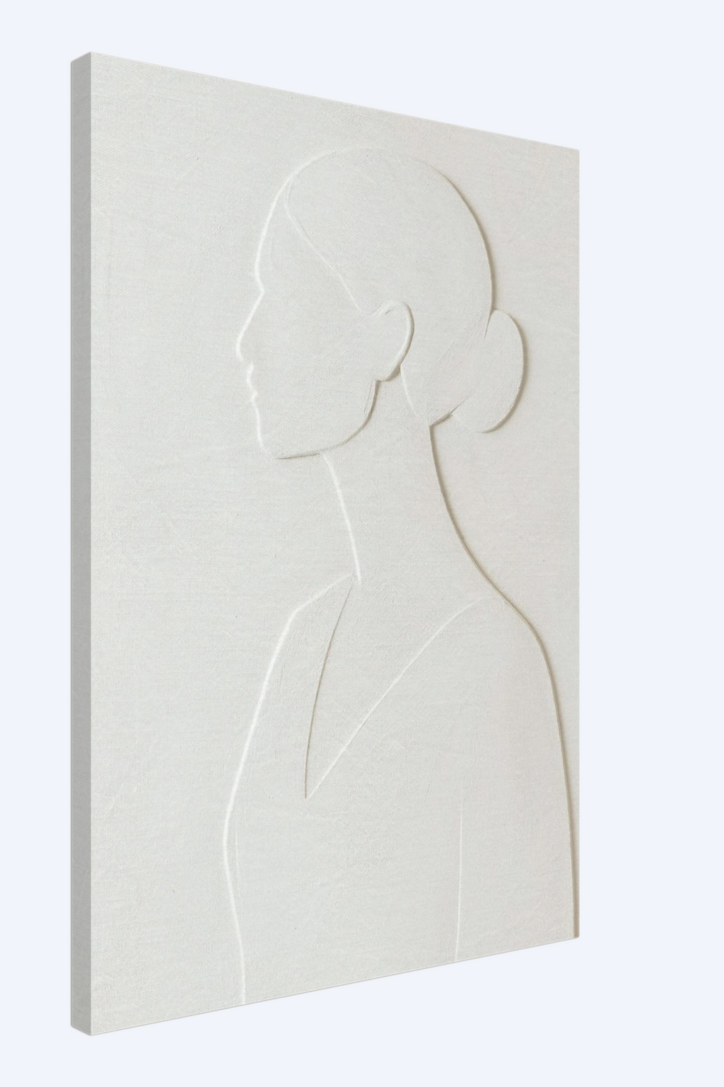 "Hon i Vitt" - Canvas