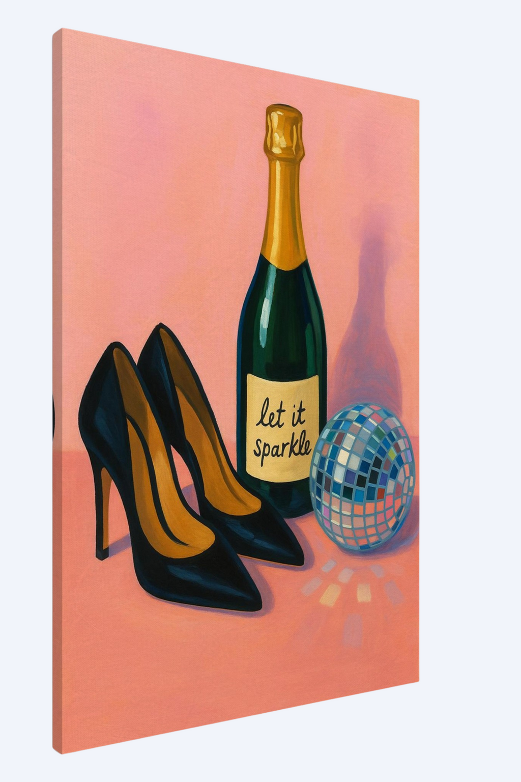 "Let It Sparkle" - Canvas