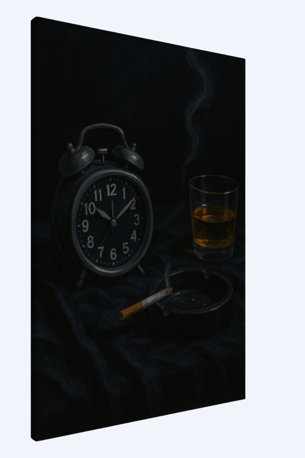 "Late Night Smoke" - Canvas