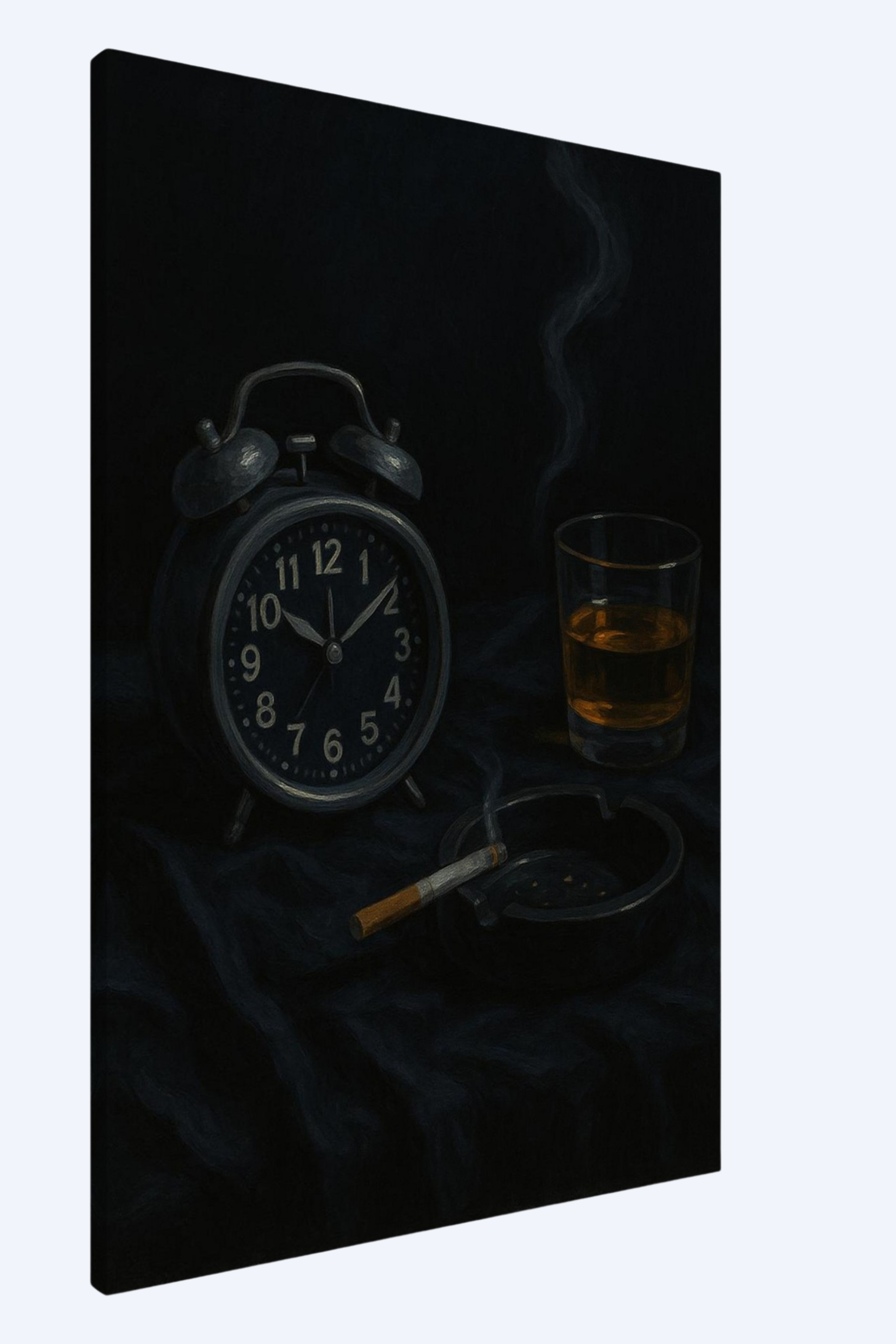 "Late Night Smoke" - Canvas
