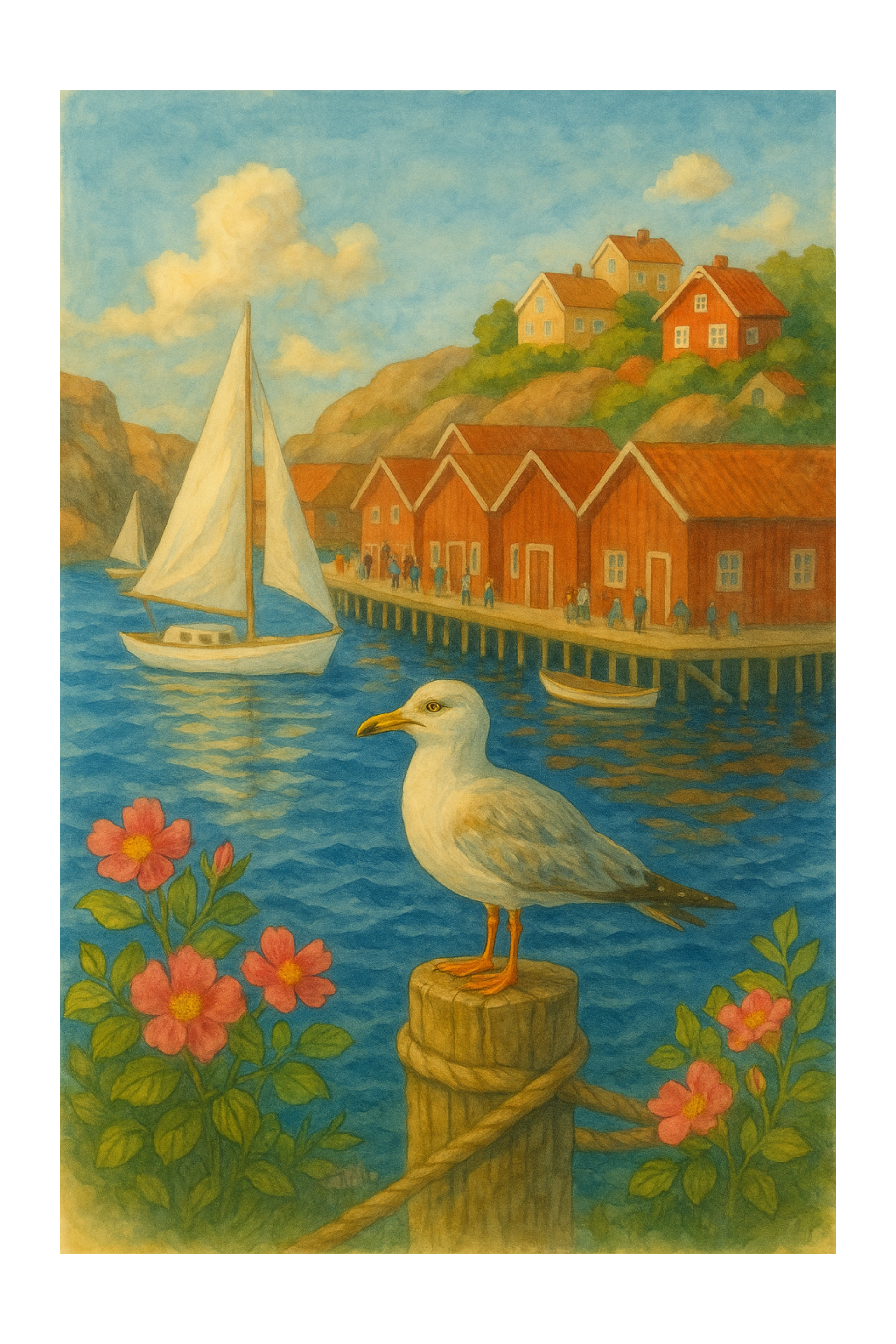 "Smögensommar" - Poster