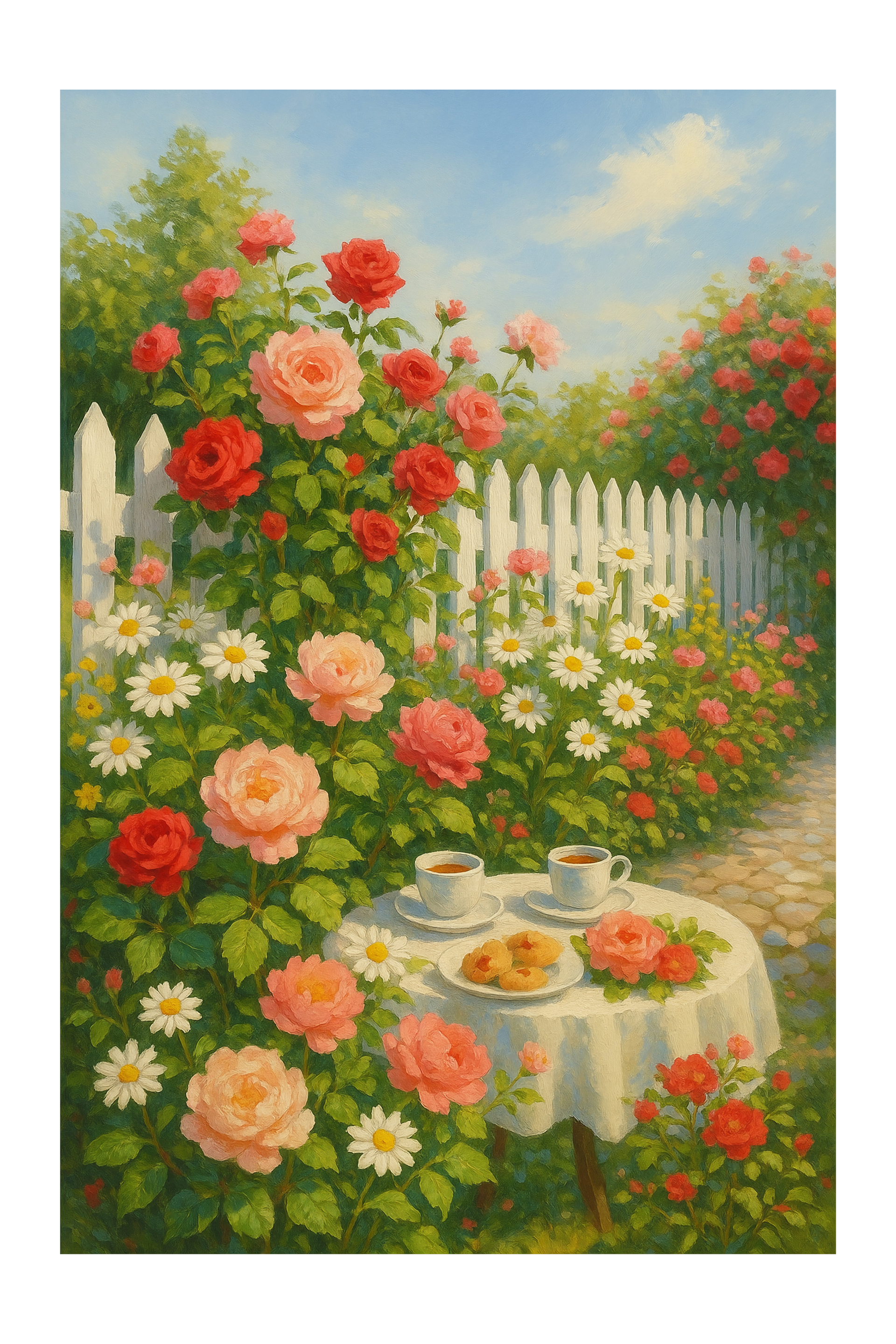 "Blommor & Balans" - Poster