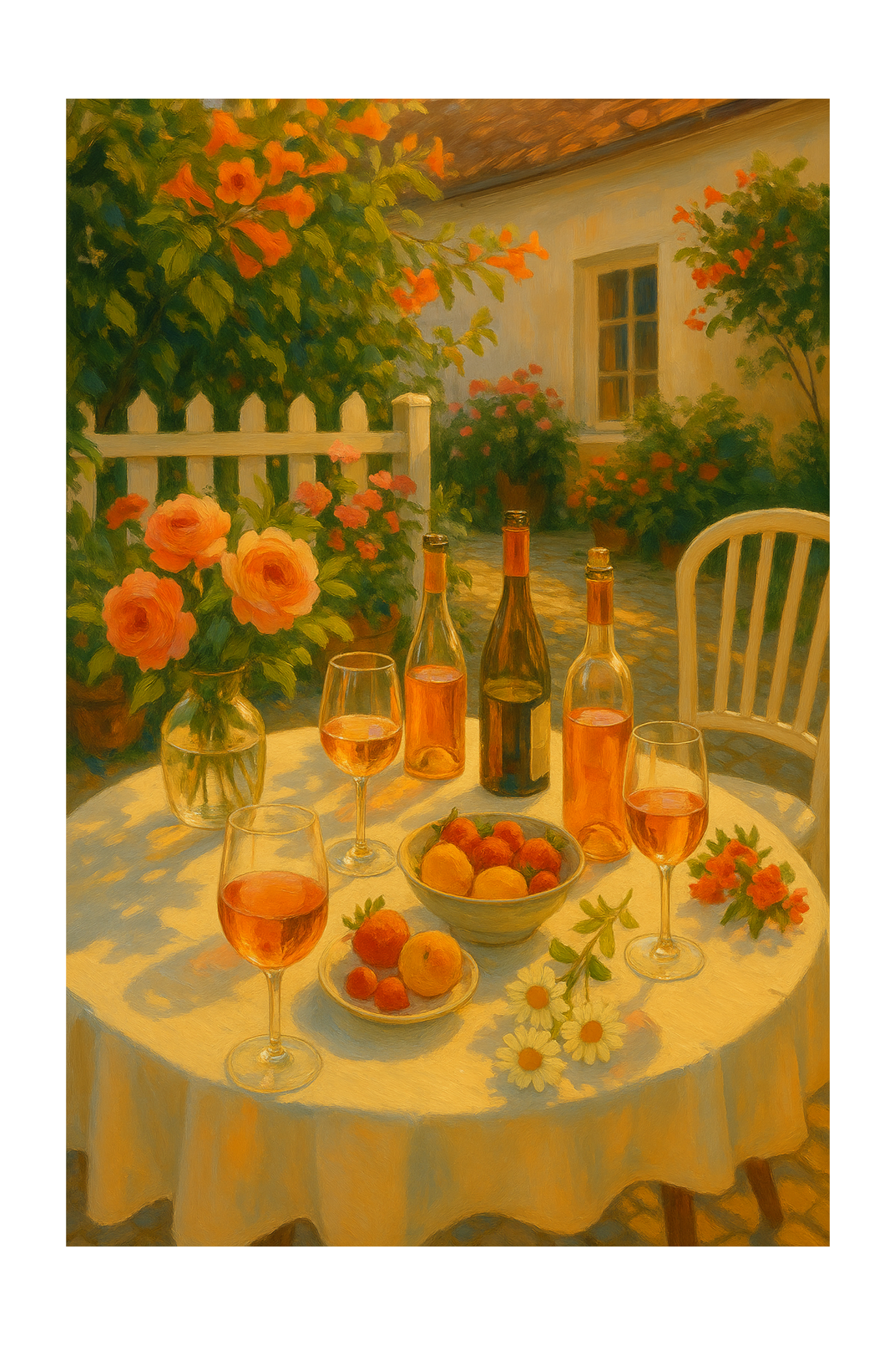 "Rosé & Rosor" - Poster
