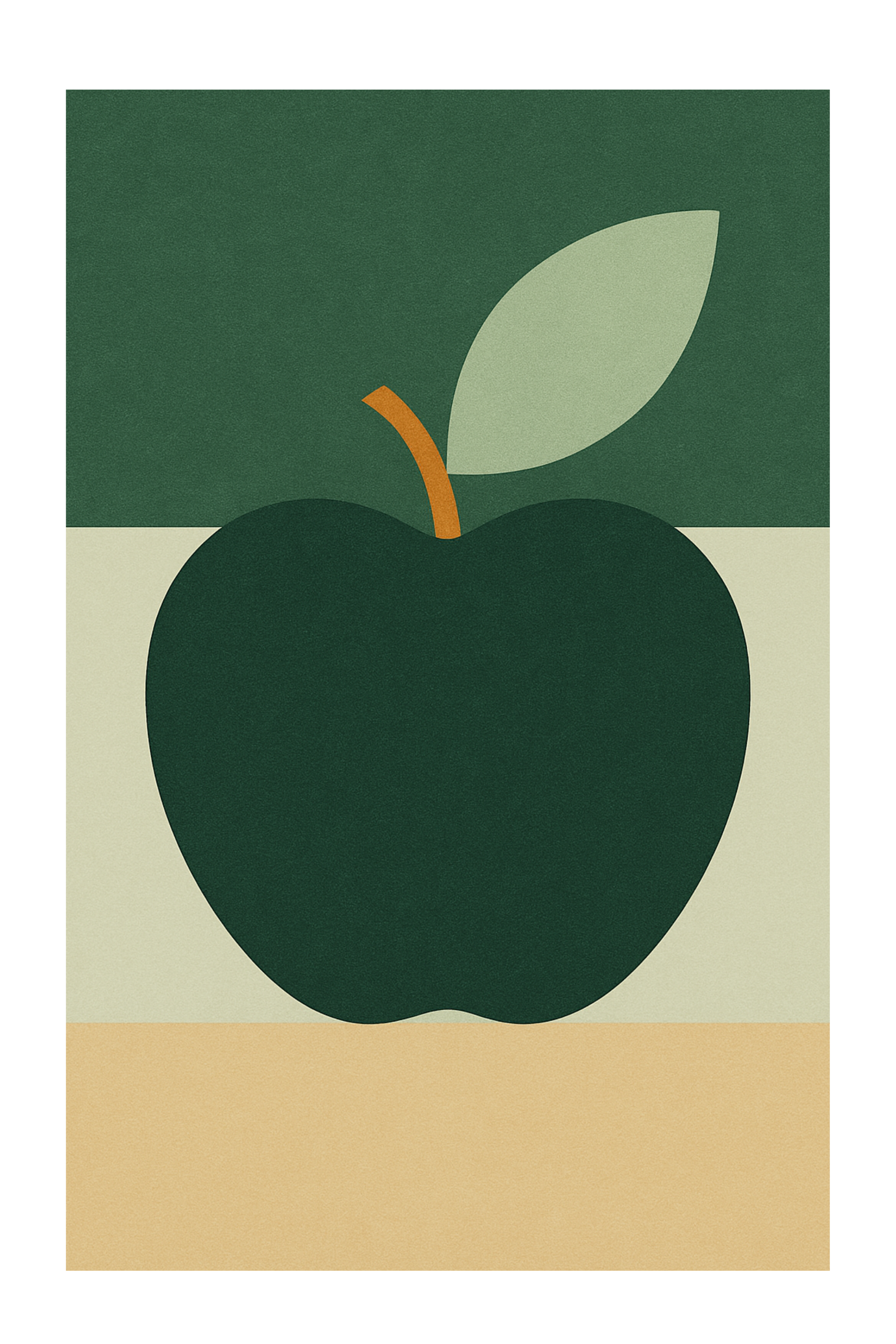 "Äppelgrönt" - Poster