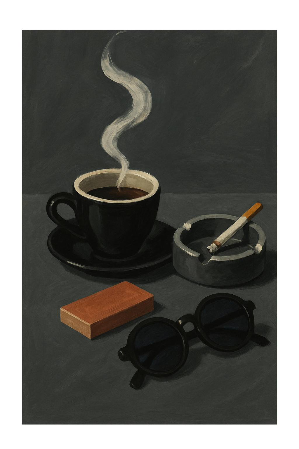"Cigarettes & Caffeine" - Poster