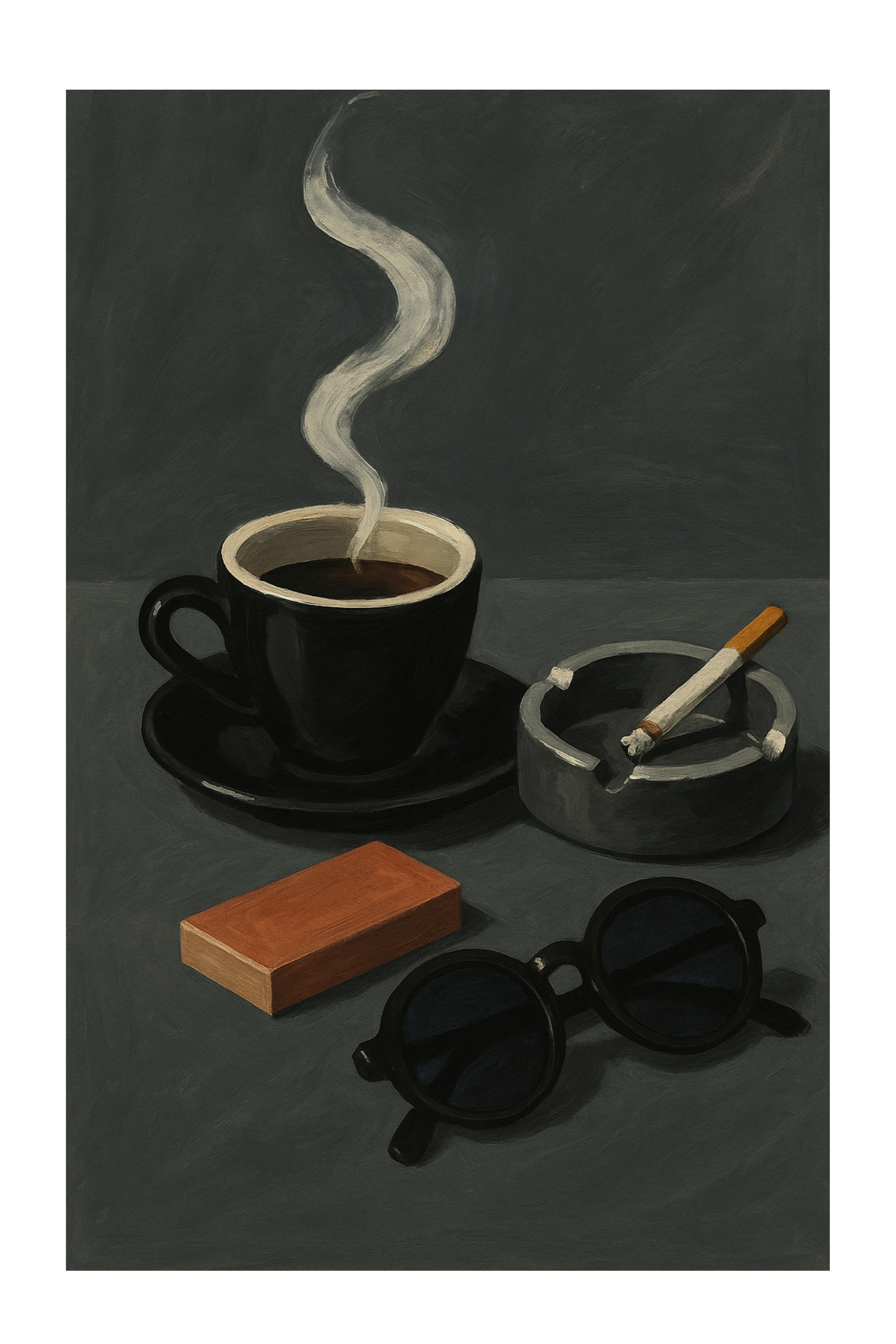 "Cigarettes & Caffeine" - Poster