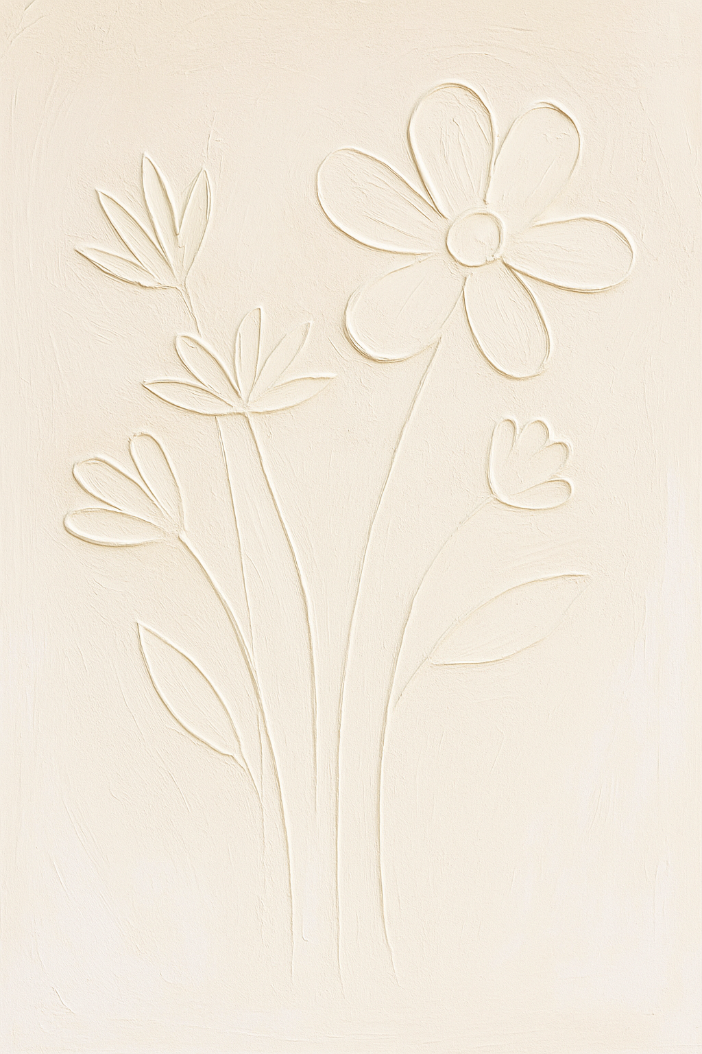 "Blomsterstil" - Poster