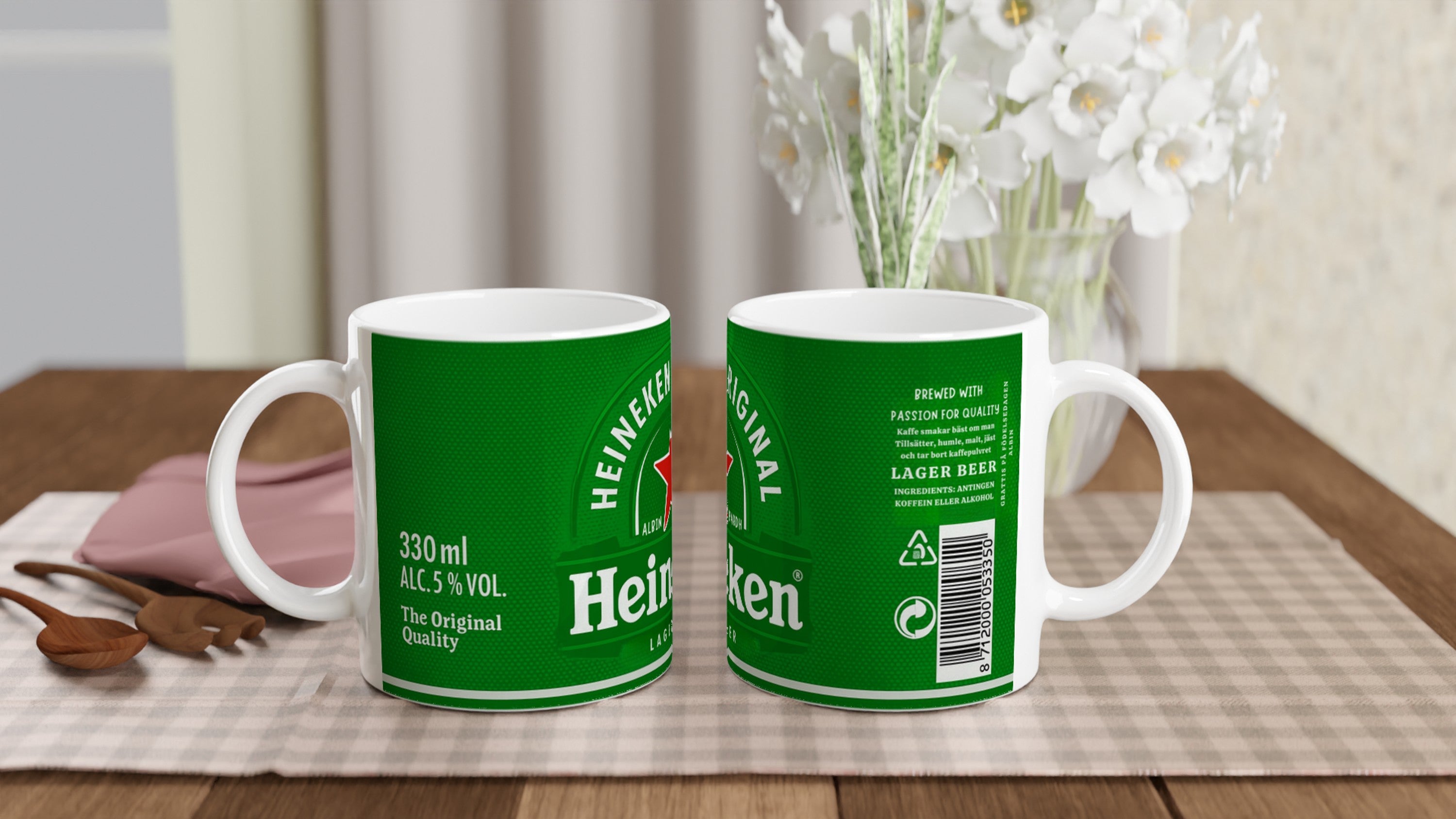 "Din favorit öl" - Kaffemugg